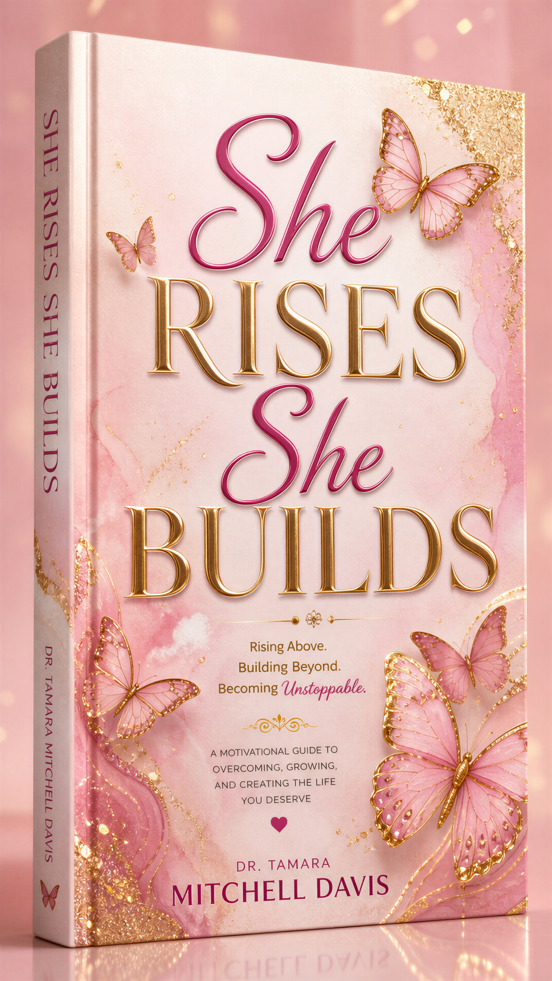 She Rises She Builds book cover by Dr. Tamara Mitchell-Davis